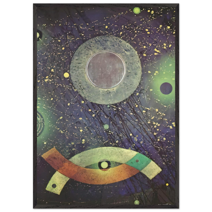 La Derniere Foret - Max Ernst 70x100 cm / 28x40 inches Framed Art Print – Black Wooden Frame
