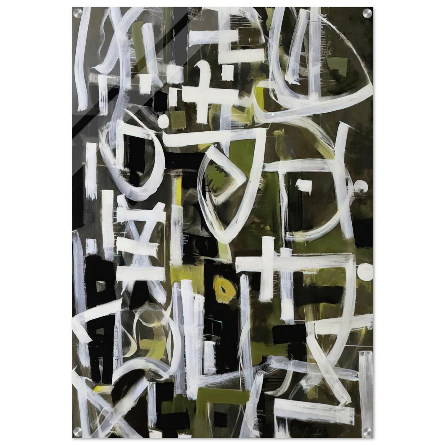 Number 2 - 1950 - Bradley Walker Tomlin Acrylic Print - 70x100 cm / 28x40″ inches | Bradley Walker Tomlin Wall Art | Bradley Walker Tomlin Prints