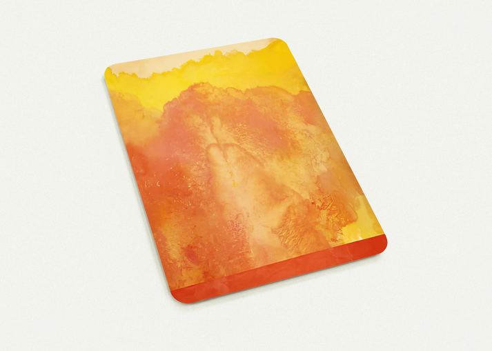Pathfinder - 1970 By Ronnie Landfield Pack of 10 Post Cards | Ronnie Landfield Post Cards | A6 (10.5 x 14.8 cm) - 4.1 x 5.8 inches