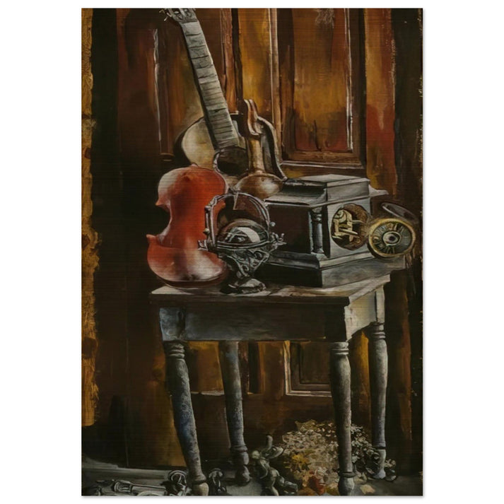 THIS ICHNOLITE OF MINE - Ivan Albright Brushed Aluminum Print - 70x100 cm / 28x40 inches | Ivan Albright Aluminum Print | Ivan Albright Prints