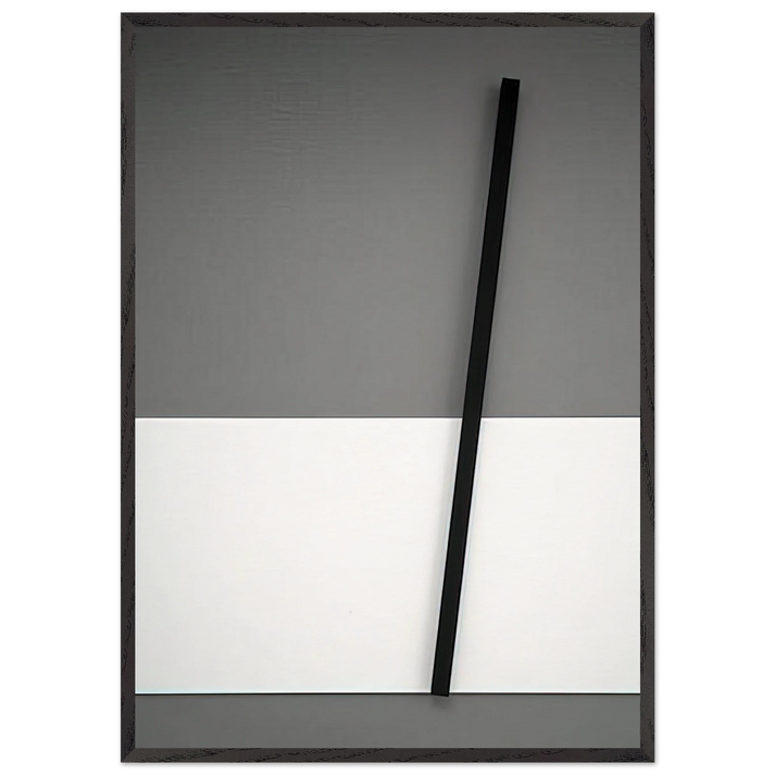 Untitled from Splints - Mira Schendel 70x100 cm / 28x40 inches Framed Art Print – Black Wooden Frame