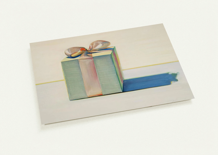 Gift Box - 1971 By Wayne Thiebaud Pack of 10 Post Cards | Wayne Thiebaud Post Cards | A6 (10.5 x 14.8 cm) - 4.1 x 5.8 inches