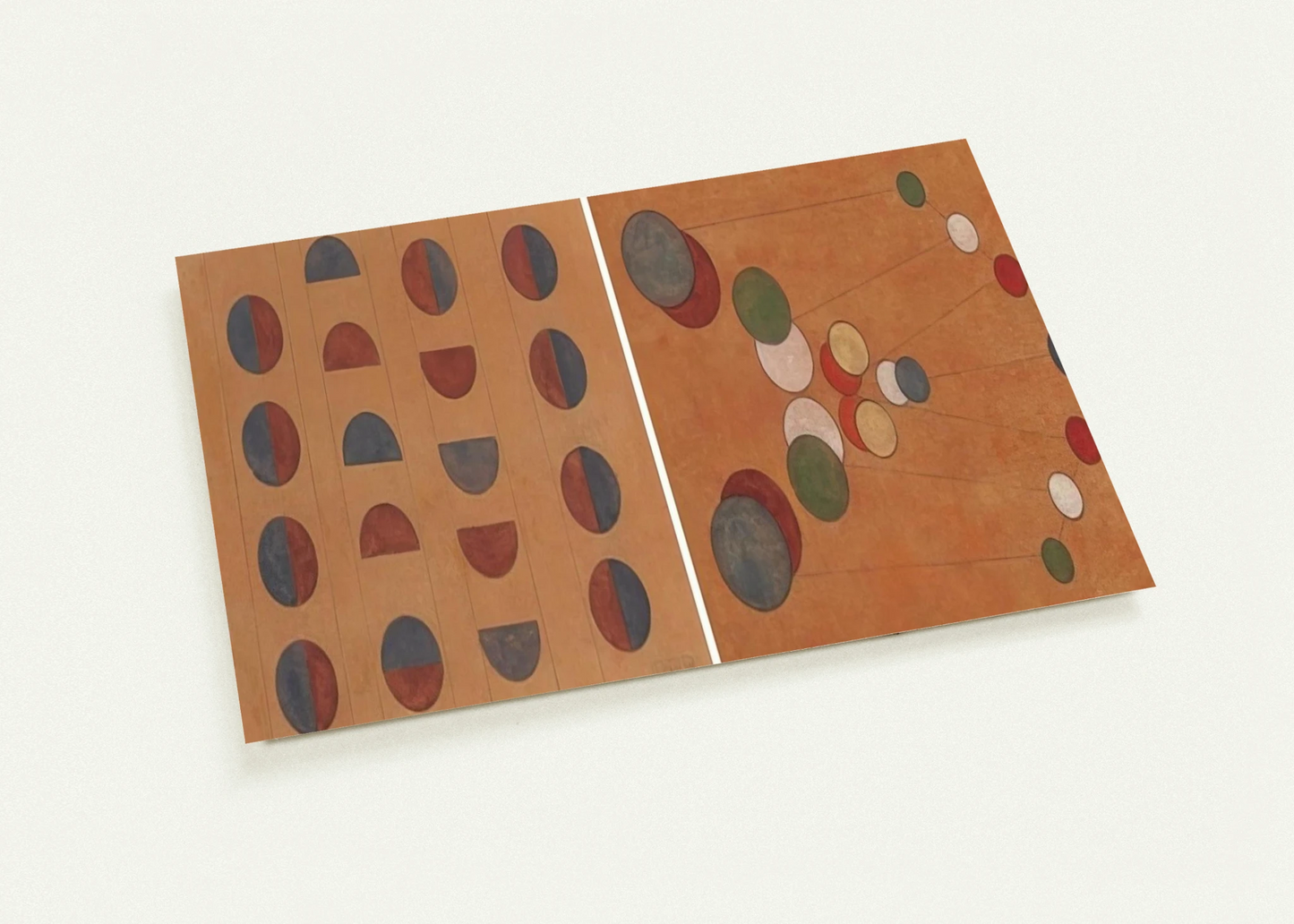 Diptych - 1956 1 By Lolo Soldevilla Pack of 10 Post Cards | Lolo Soldevilla Post Cards | A6 (10.5 x 14.8 cm) - 4.1 x 5.8 inches