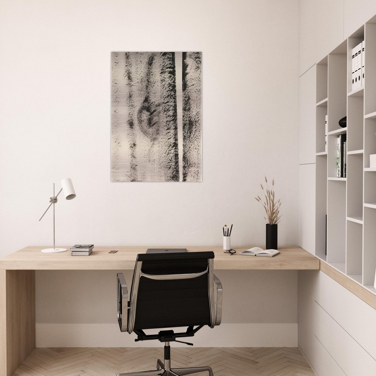Untitled - Barnett Newman Brushed Aluminum Print - 70x100 cm / 28x40 inches | Barnett Newman Aluminum Print | Barnett Newman Prints