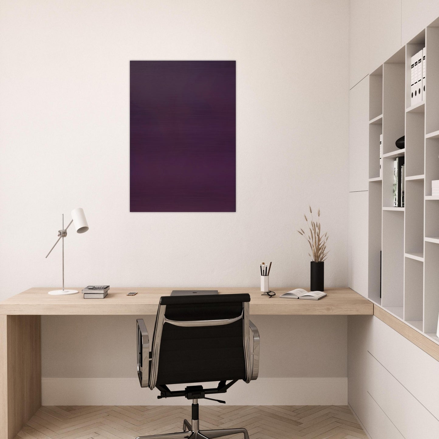 Microchromie 70, ZL violet d'Egypte - Fernand Leduc Brushed Aluminum Print - 70x100 cm / 28x40 inches | Fernand Leduc Aluminum Print | Fernand Leduc Prints