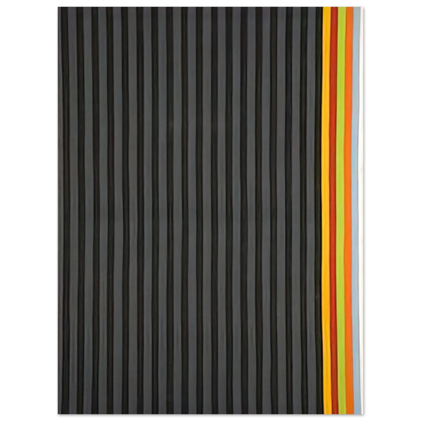 Gene Davis - Licorice Stick - 1961 75x100 cm / 30x40inches Fine Art Poster