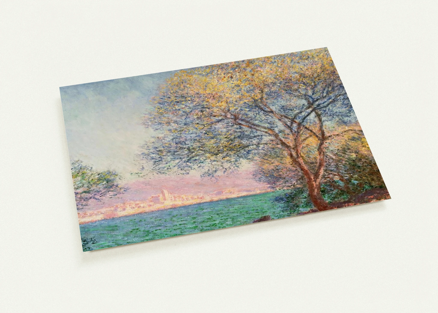 Antibes in the Morning By claude monet Pack of 10 Post Cards | claude monet Post Cards | A6 (10.5 x 14.8 cm) - 4.1 x 5.8 inches