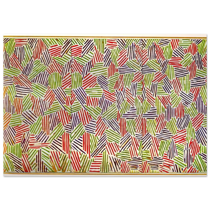SCENT - Jasper Johns Brushed Aluminum Print - 70x100 cm / 28x40 inches | Jasper Johns Aluminum Print | Jasper Johns Prints