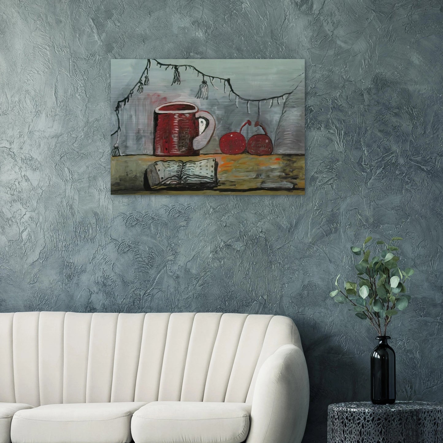CURTAIN - Philip Guston Brushed Aluminum Print - 70x100 cm / 28x40 inches | Philip Guston Aluminum Print | Philip Guston Prints