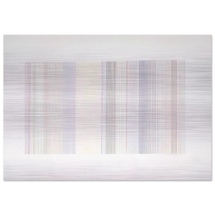 Cold Turkey - 1973 - Gene Davis Brushed Aluminum Print - 70x100 cm / 28x40 inches | Gene Davis Aluminum Print | Gene Davis Prints