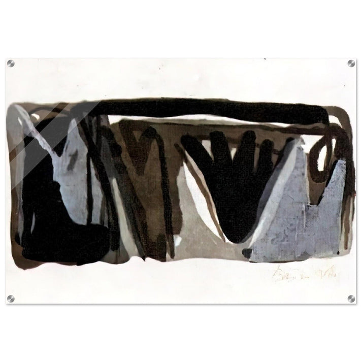 Grise nuit - 1975 - Bram van Velde Acrylic Print - 70x100 cm / 28x40″ inches
