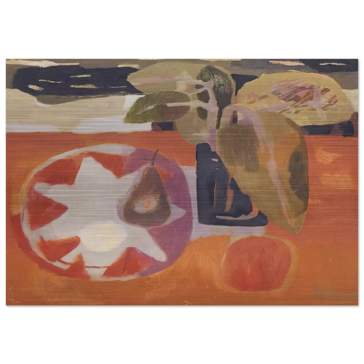 Leaves - 1963 - Mary Fedden Brushed Aluminum Print - 70x100 cm / 28x40 inches | Mary Fedden Aluminum Print | Mary Fedden Prints