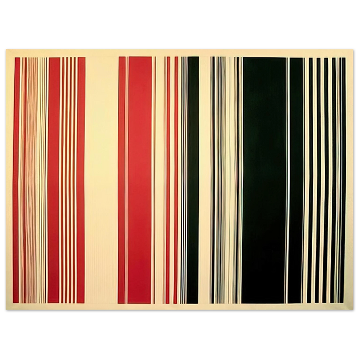 Gene Davis - Concord - 1982 75x100 cm / 30x40inches Fine Art Poster
