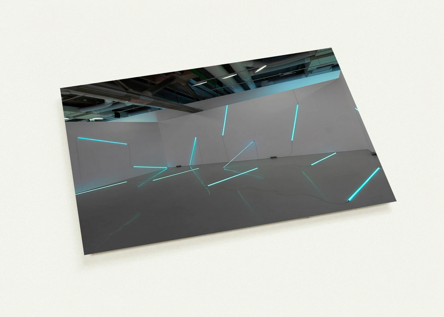 No End Neon - 1990 By Francois Morellet Pack of 10 Post Cards | Francois Morellet Post Cards | A6 (10.5 x 14.8 cm) - 4.1 x 5.8 inches