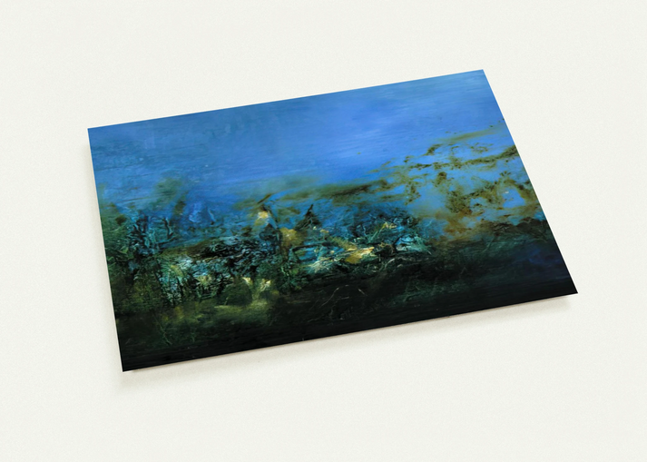 14 10 2002 2002 By Zao Wou-Ki Pack of 10 Post Cards | Zao Wou-Ki Post Cards | A6 (10.5 x 14.8 cm) - 4.1 x 5.8 inches