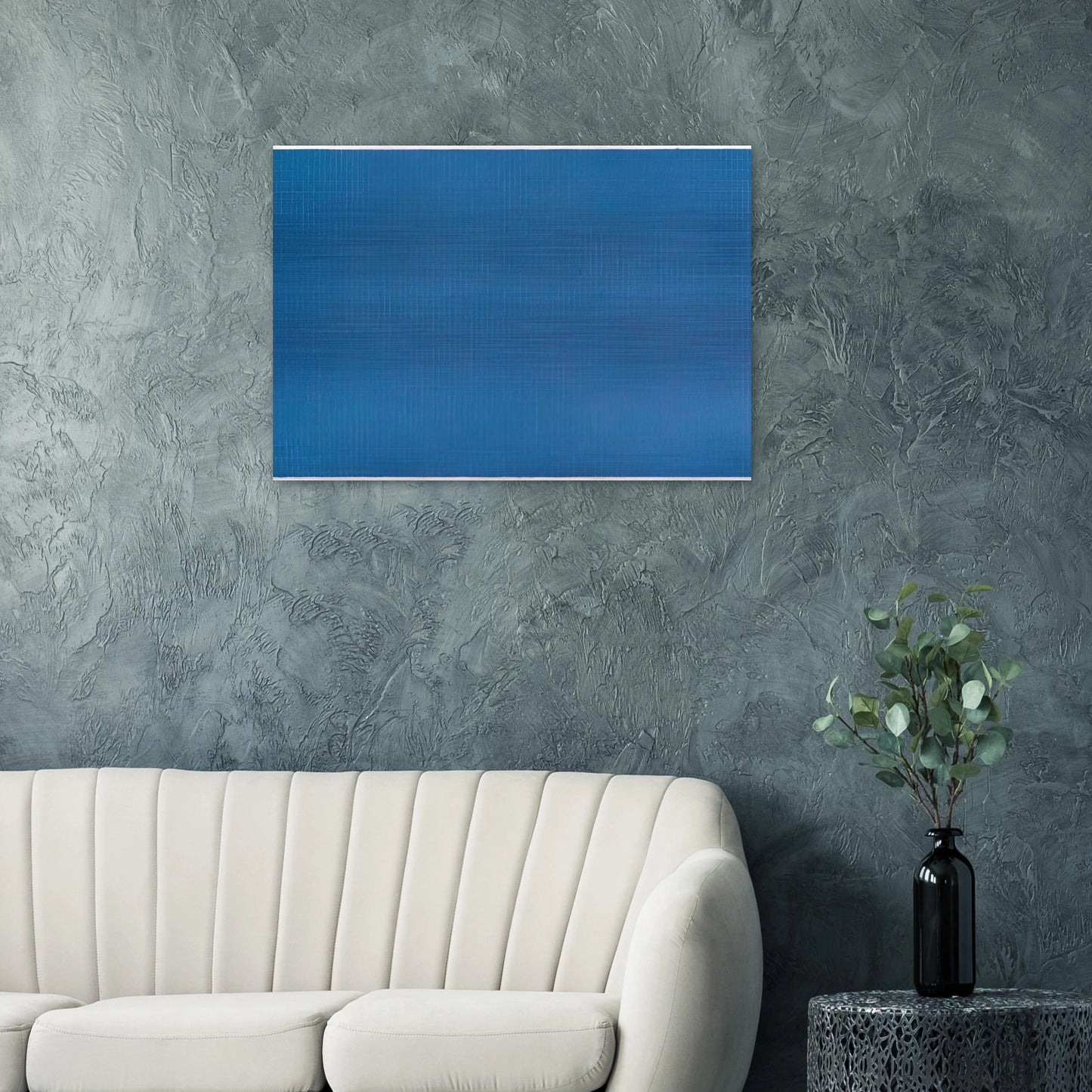 Night Sea - Agnes Martin Brushed Aluminum Print - 70x100 cm / 28x40 inches | Agnes Martin Aluminum Print | Agnes Martin Prints