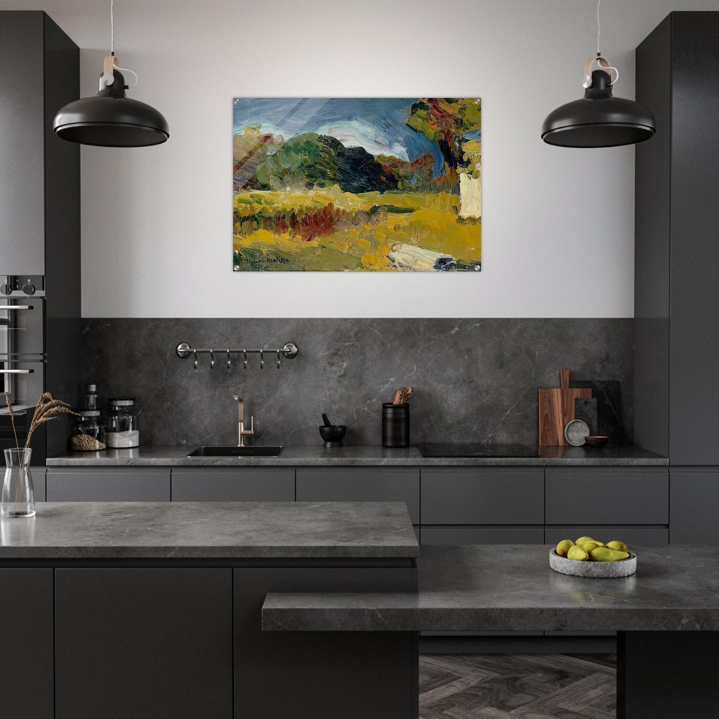 LANDSCAPE OF CORSICA - Henri Matisse Acrylic Print - 70x100 cm / 28x40″ inches