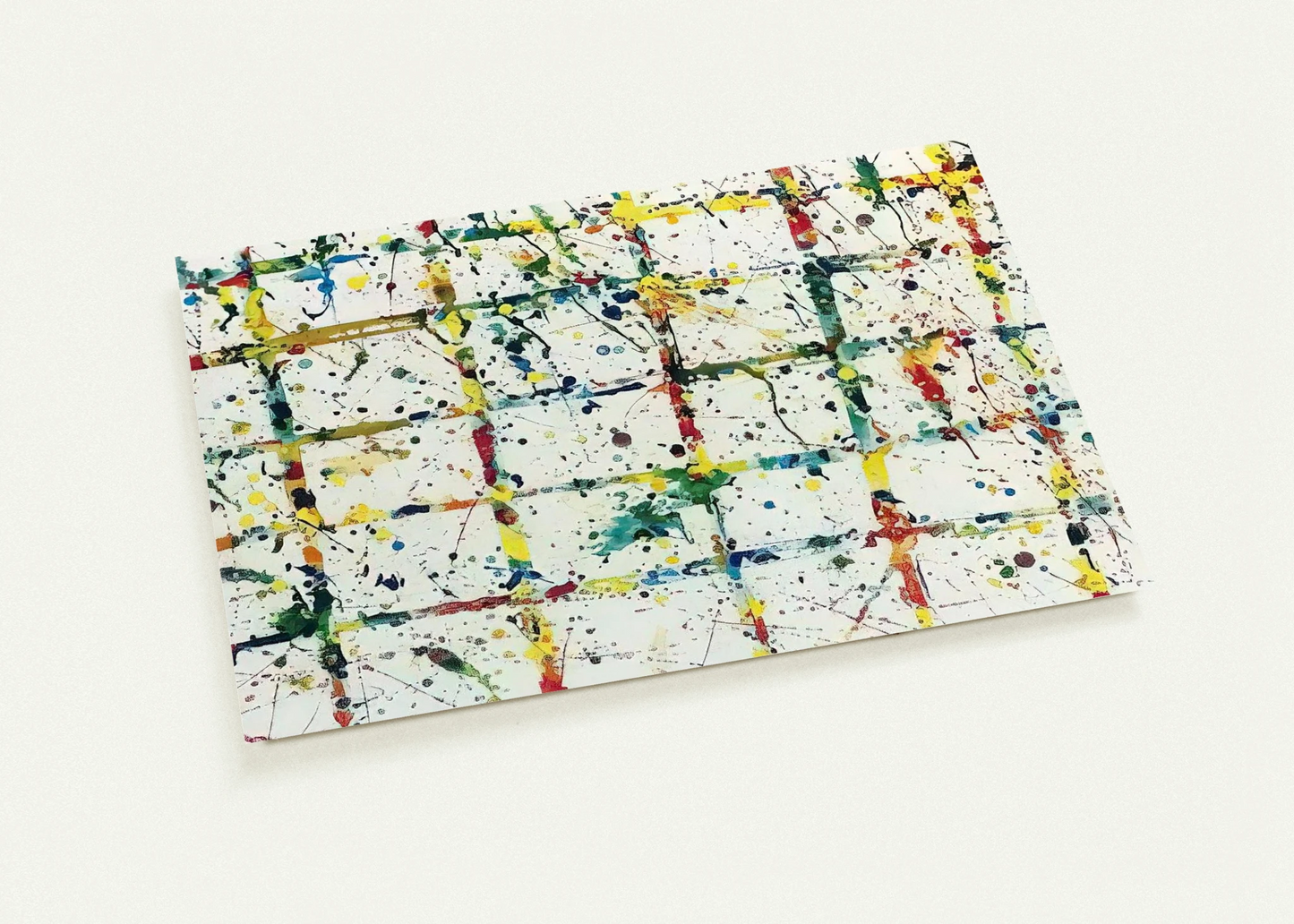 Limb SF78-095 By Sam Francis Pack of 10 Post Cards | Sam Francis Post Cards | A6 (10.5 x 14.8 cm) - 4.1 x 5.8 inches