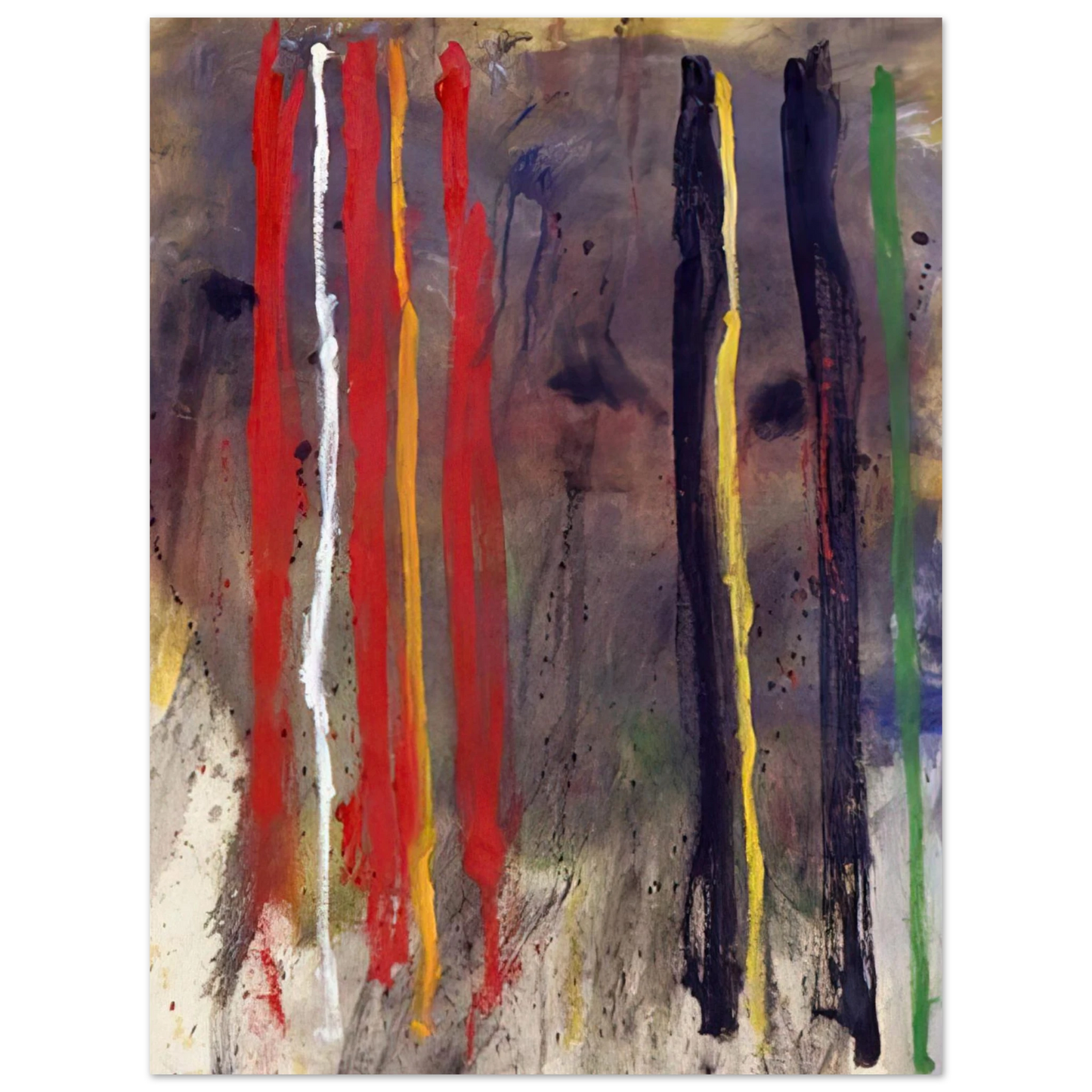 Gene Davis - Stripes - 1957 75x100 cm / 30x40inches Fine Art Poster