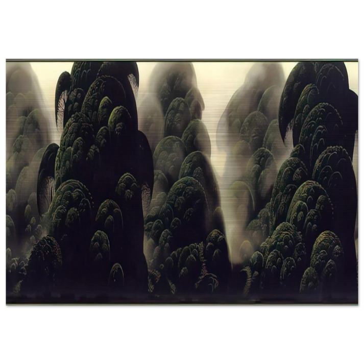 Spirit Grove - Eyvind Earle Brushed Aluminum Print - 70x100 cm / 28x40 inches | Eyvind Earle Aluminum Print | Eyvind Earle Prints