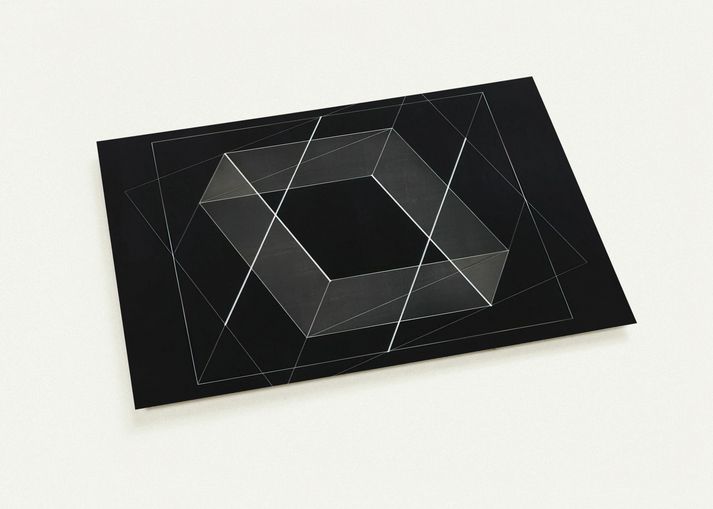 F NO 13 MULTI MOBILE 1952 By Josef Albers Pack of 10 Post Cards | Josef Albers Post Cards | A6 (10.5 x 14.8 cm) - 4.1 x 5.8 inches