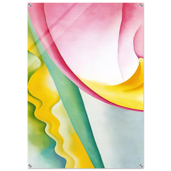 Abstraction No. 77 Tulip - Georgia O'Keeffe Acrylic Print - 70x100 cm / 28x40″ inches | Georgia O'Keeffe Wall Art | Georgia O'Keeffe Prints