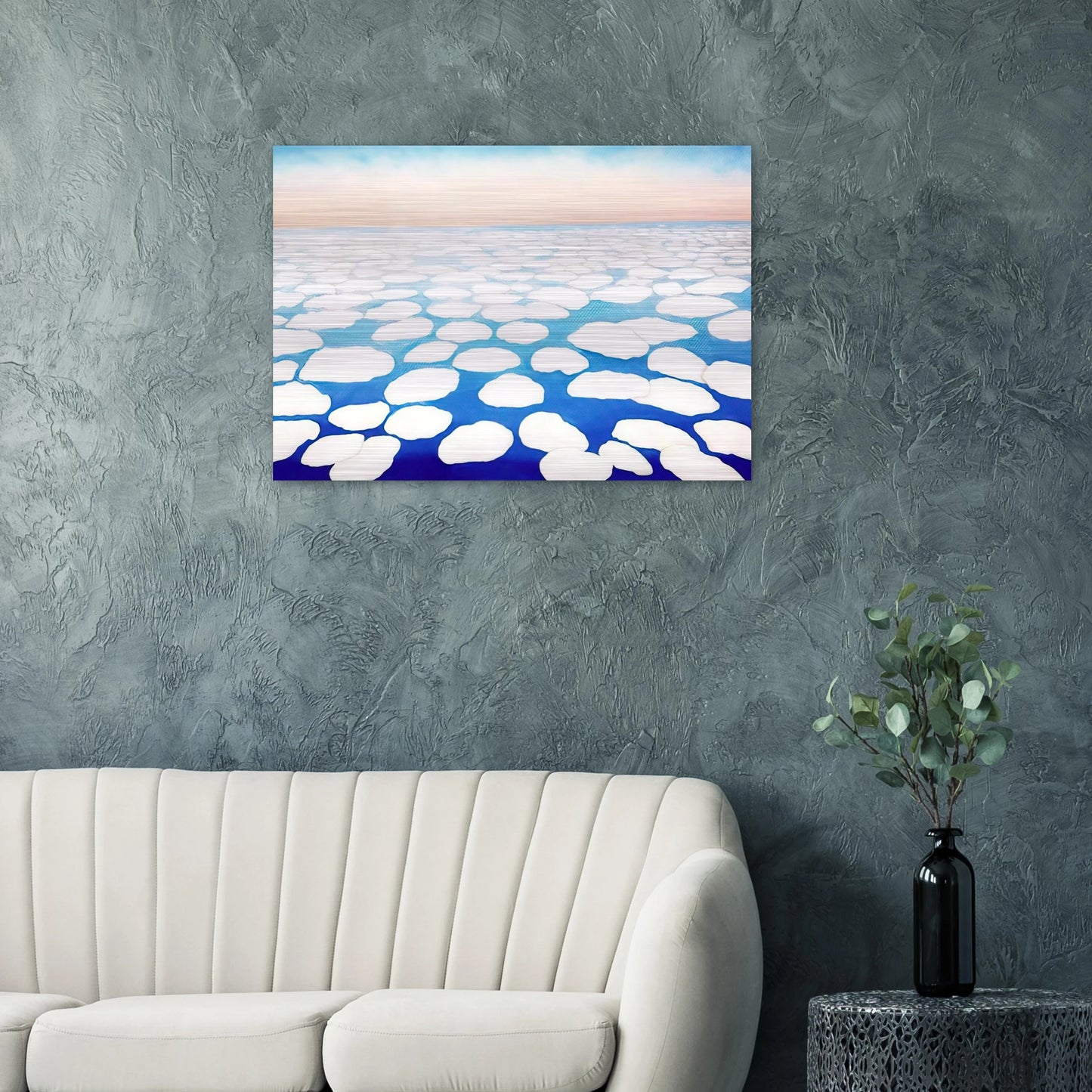 Sky Above the Clouds II - Georgia O'Keeffe Brushed Aluminum Print - 70x100 cm / 28x40 inches | Georgia O'Keeffe Aluminum Print | Georgia O'Keeffe Prints