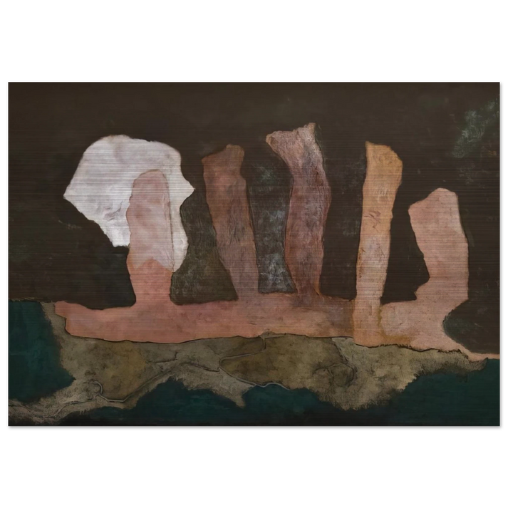 The Sacrifice - 1946 - Theodoros Stamos Brushed Aluminum Print - 70x100 cm / 28x40 inches | Theodoros Stamos Aluminum Print | Theodoros Stamos Prints