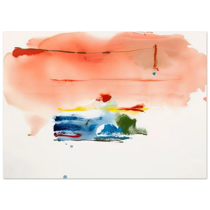 Helen Frankenthaler - Santa Fe II - 1986 Wall art - 70x100 cm / 28x40 inches - Fine Art Poster-canvas - -