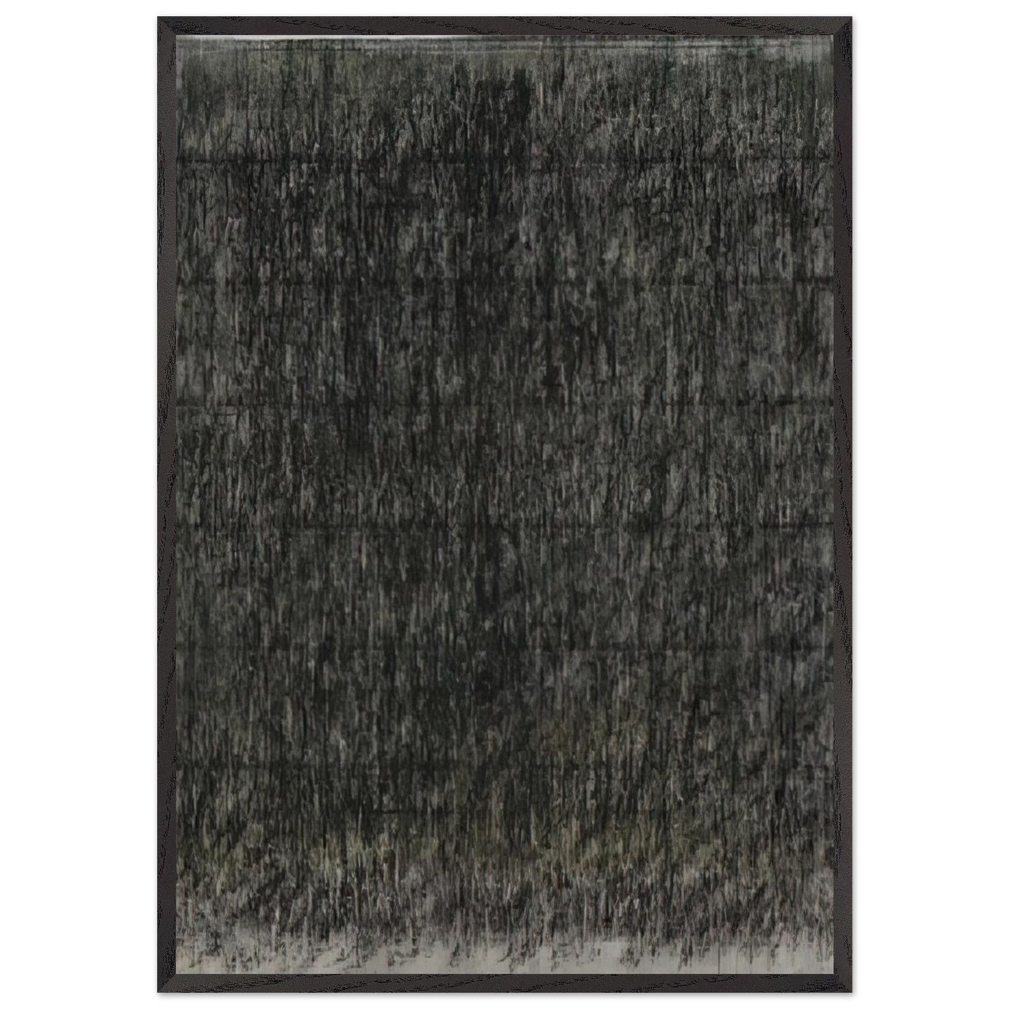 UNTITLED 1971 N1 - Gotthard Graubner 70x100 cm / 28x40 inches Framed Art Print – Black Wooden Frame