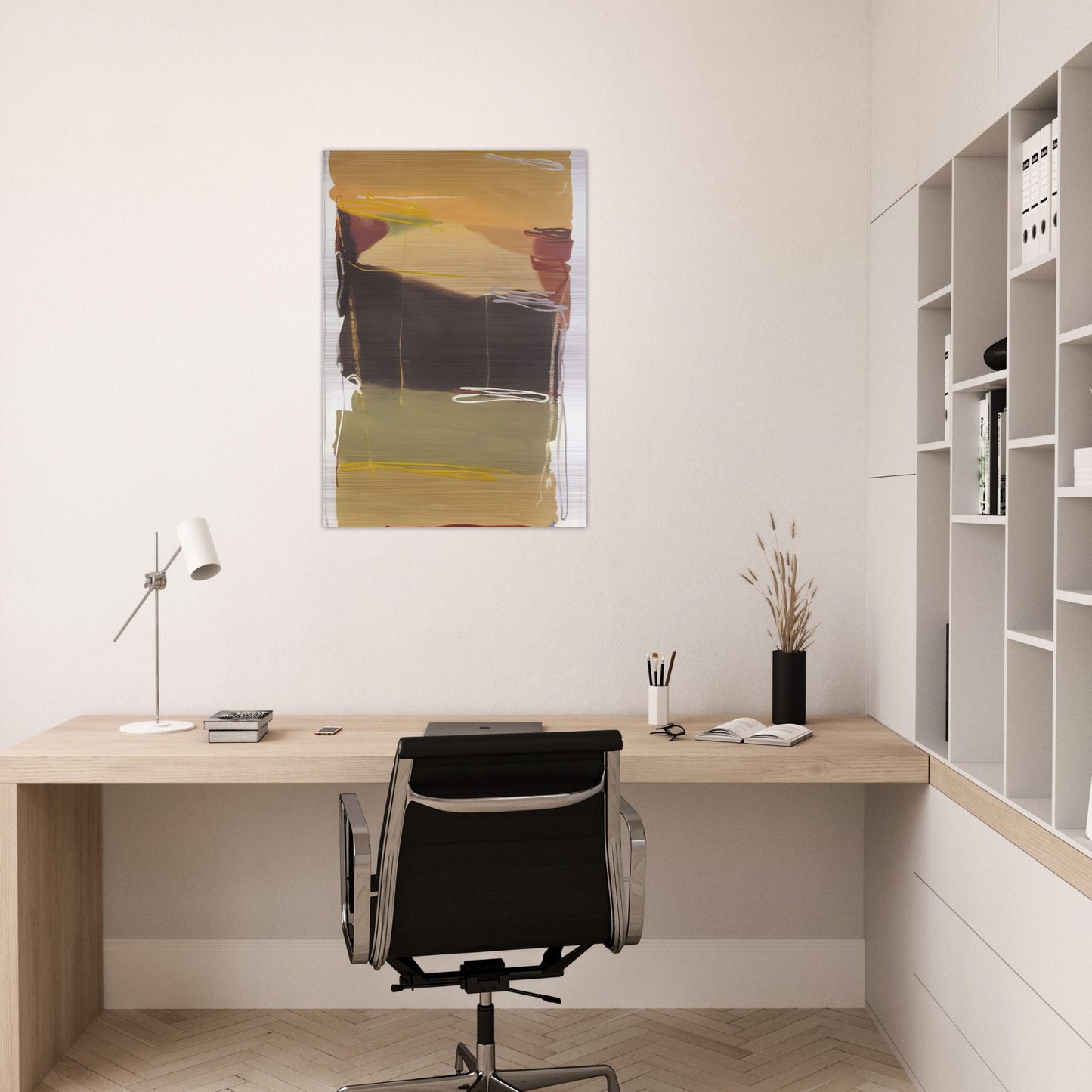 Untitled - 1993 - Larry Zox Brushed Aluminum Print - 70x100 cm / 28x40 inches | Larry Zox Aluminum Print | Larry Zox Prints