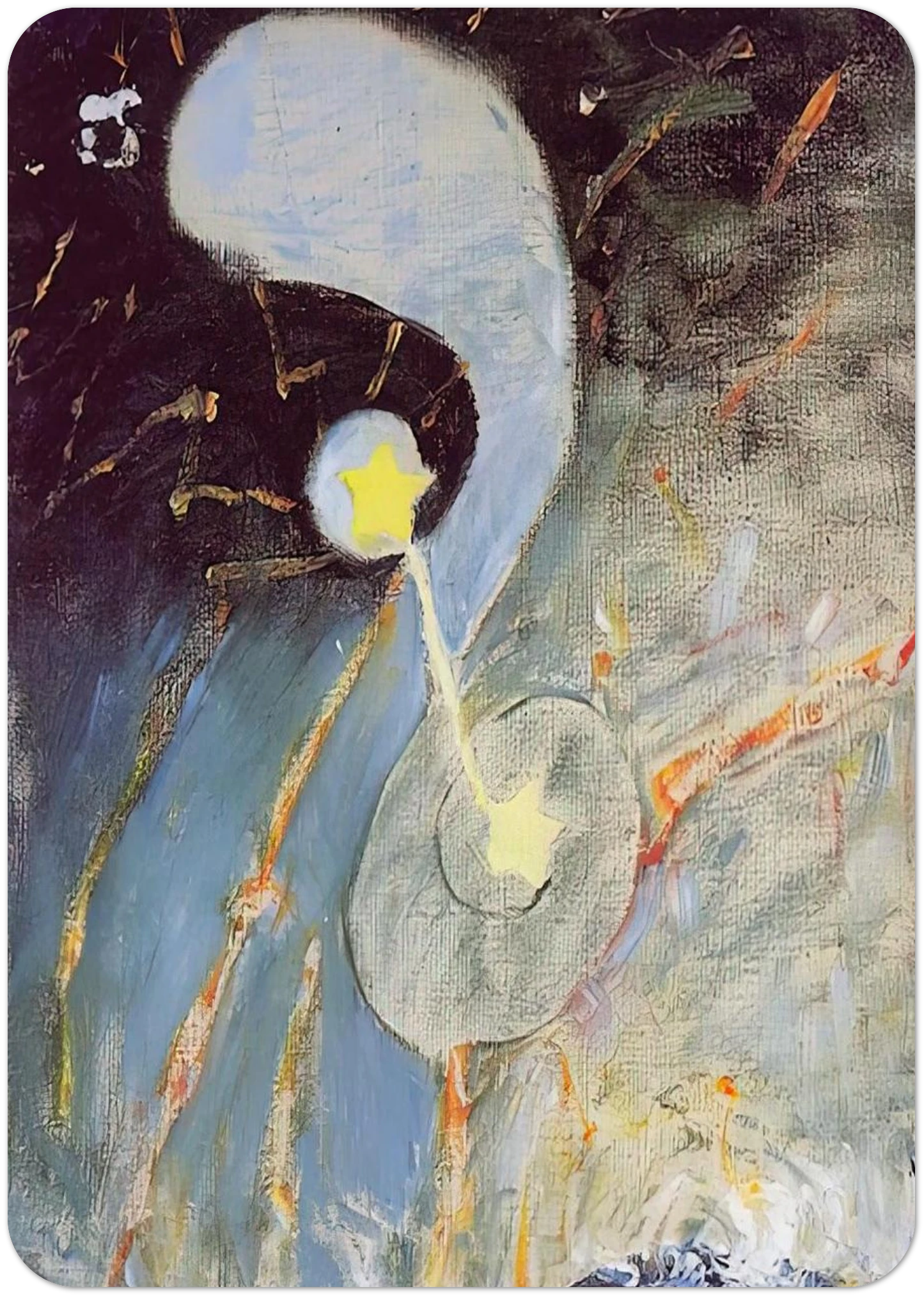 CHAOS NR 2 1906 By Hilma af Klint Pack of 10 Post Cards | Hilma af Klint Post Cards | A6 (10.5 x 14.8 cm) - 4.1 x 5.8 inches