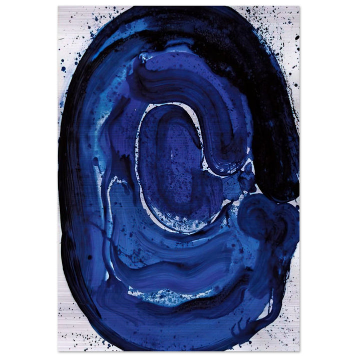 Untitled SF 84-045 - Sam Francis Brushed Aluminum Print - 70x100 cm / 28x40 inches | Sam Francis Aluminum Print | Sam Francis Prints