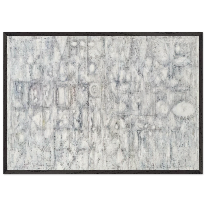 Chavade - Richard Pousette-Dart 70x100 cm / 28x40 inches Framed Art Print – Black Wooden Frame