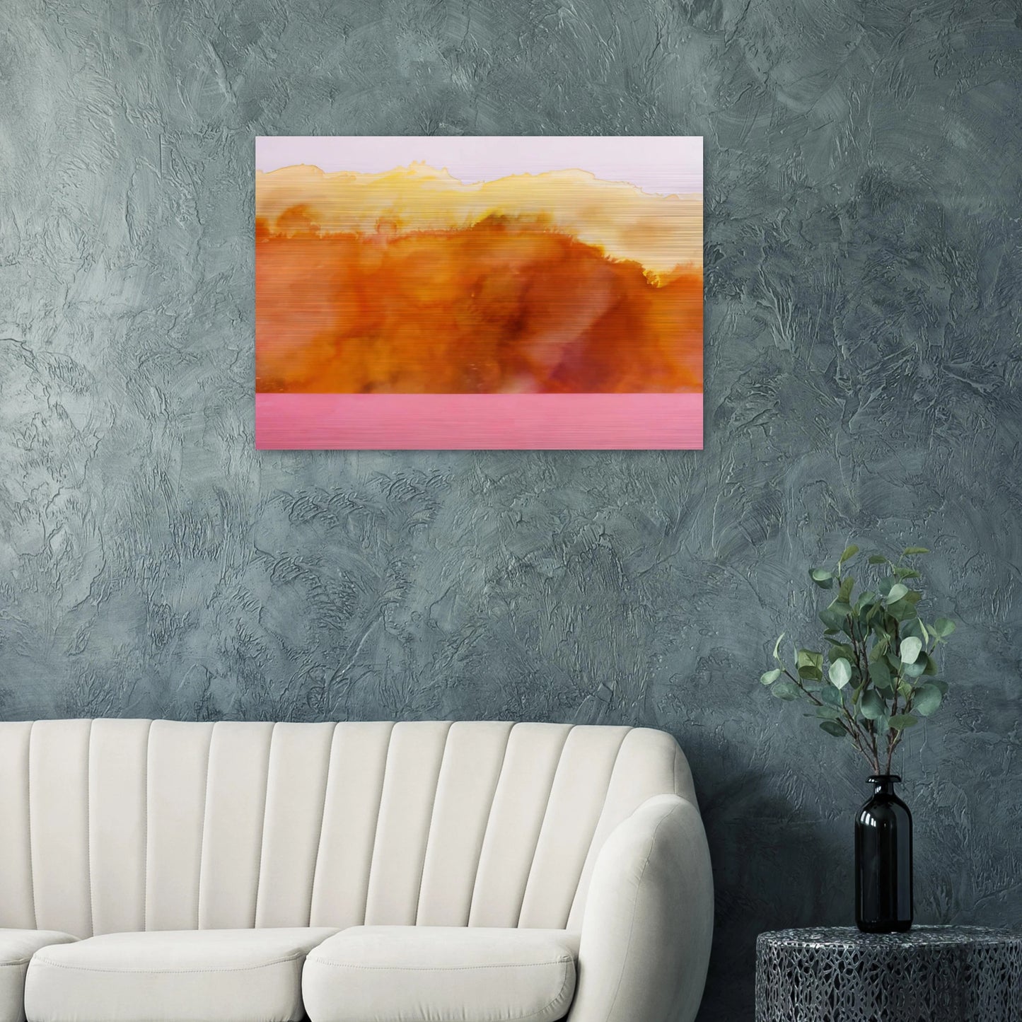 For John Keats - 1978 - Ronnie Landfield Brushed Aluminum Print - 70x100 cm / 28x40 inches | Ronnie Landfield Aluminum Print | Ronnie Landfield Prints