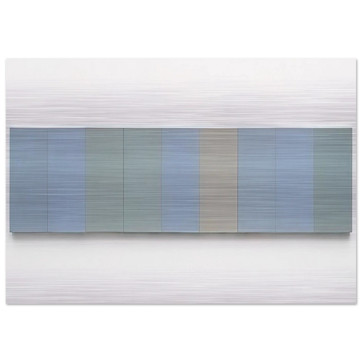 Ru Ware Project - 2012 - Brice Marden Brushed Aluminum Print - 70x100 cm / 28x40 inches | Brice Marden Aluminum Print | Brice Marden Prints