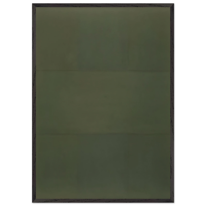 Painting - 1958 - Ad Reinhardt 70x100 cm / 28x40 inches Framed Art Print – Black Wooden Frame