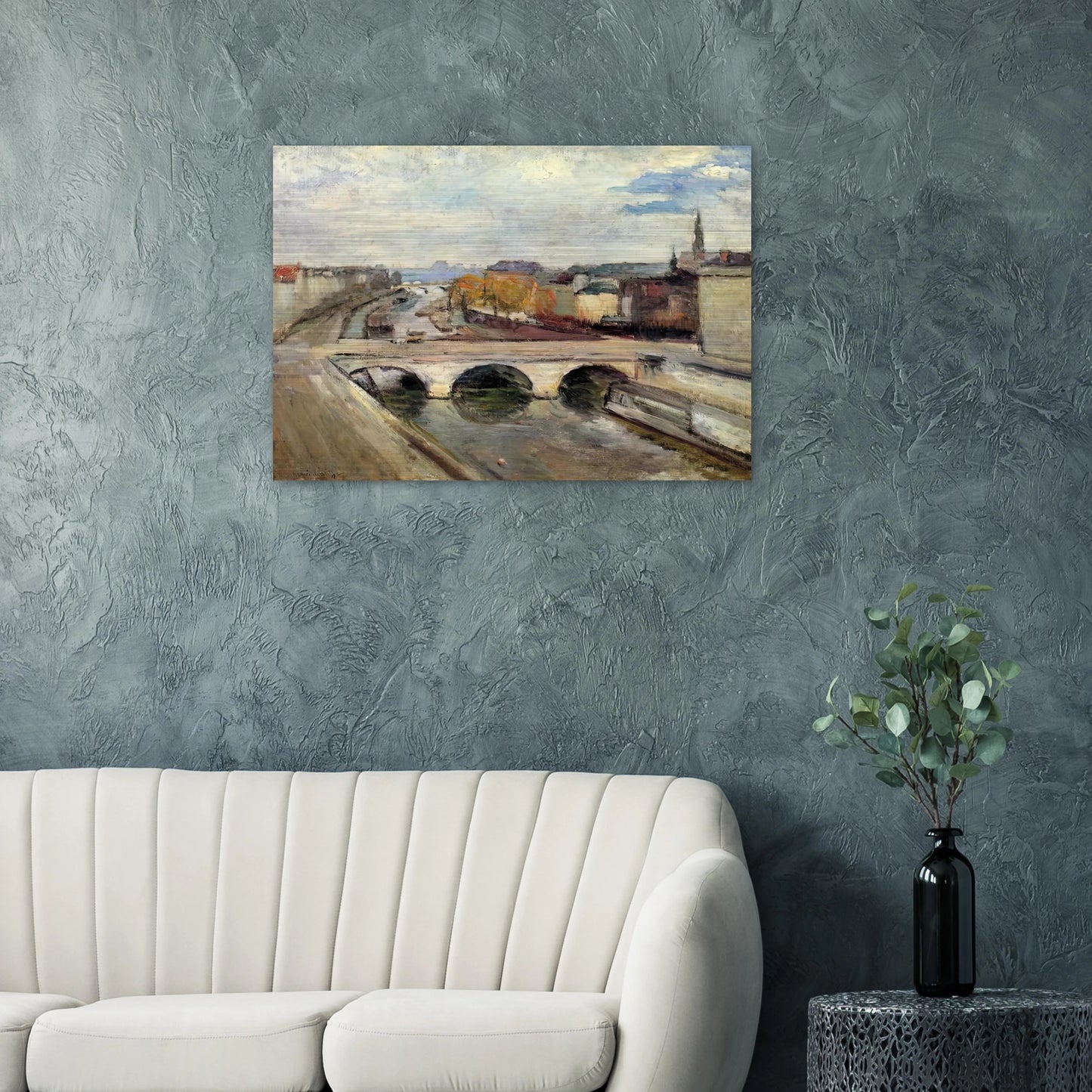 THE POT SAINT MICHEL IN PARIS 1900 - Henri Matisse Brushed Aluminum Print - 70x100 cm / 28x40 inches | Henri Matisse Aluminum Print | Henri Matisse Prints