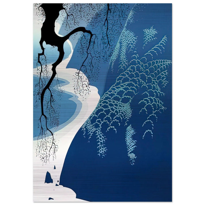Big Sur and Branch - Eyvind Earle Brushed Aluminum Print - 70x100 cm / 28x40 inches | Eyvind Earle Aluminum Print | Eyvind Earle Prints