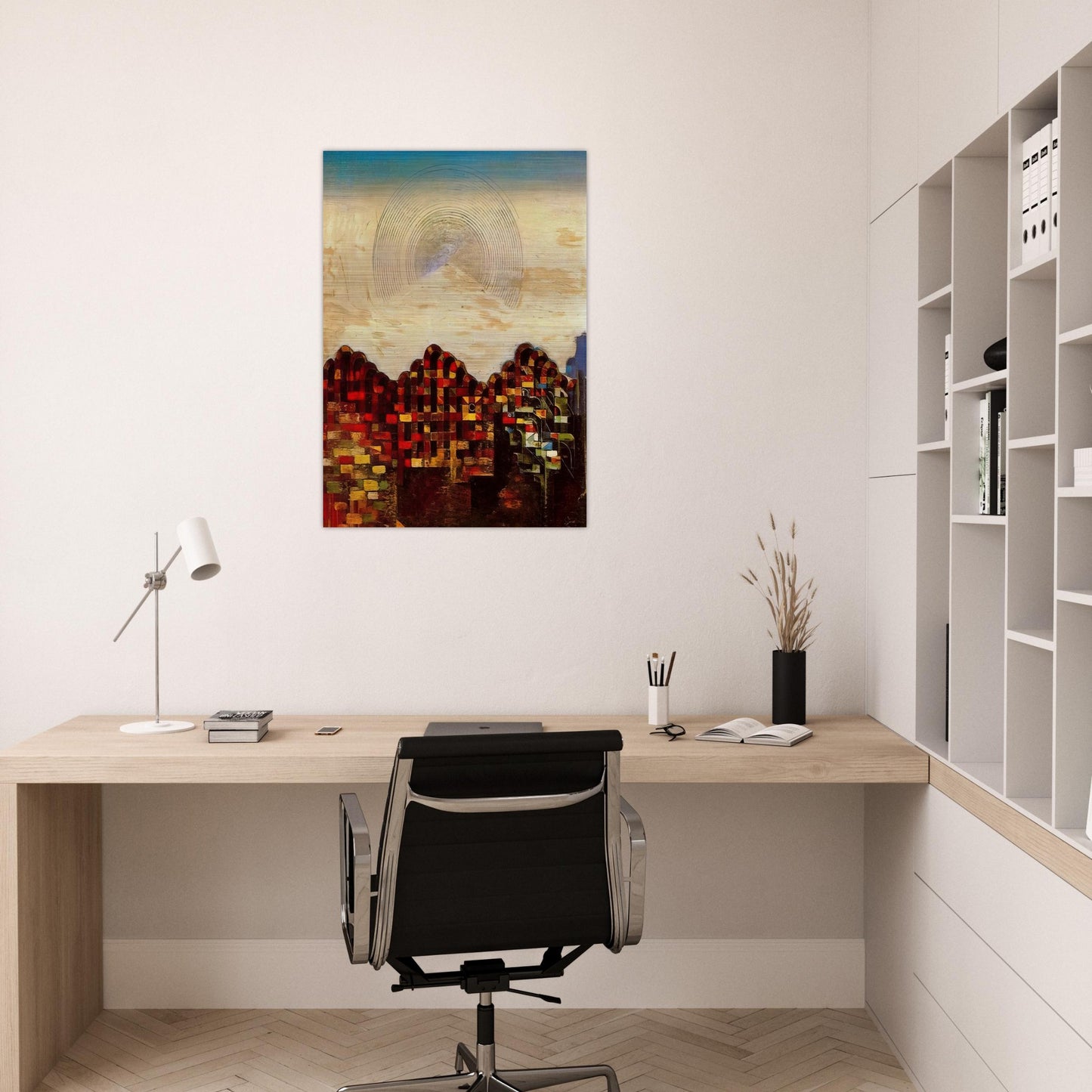 Paris dream - Max Ernst Brushed Aluminum Print - 70x100 cm / 28x40 inches | Max Ernst Aluminum Print | Max Ernst Prints
