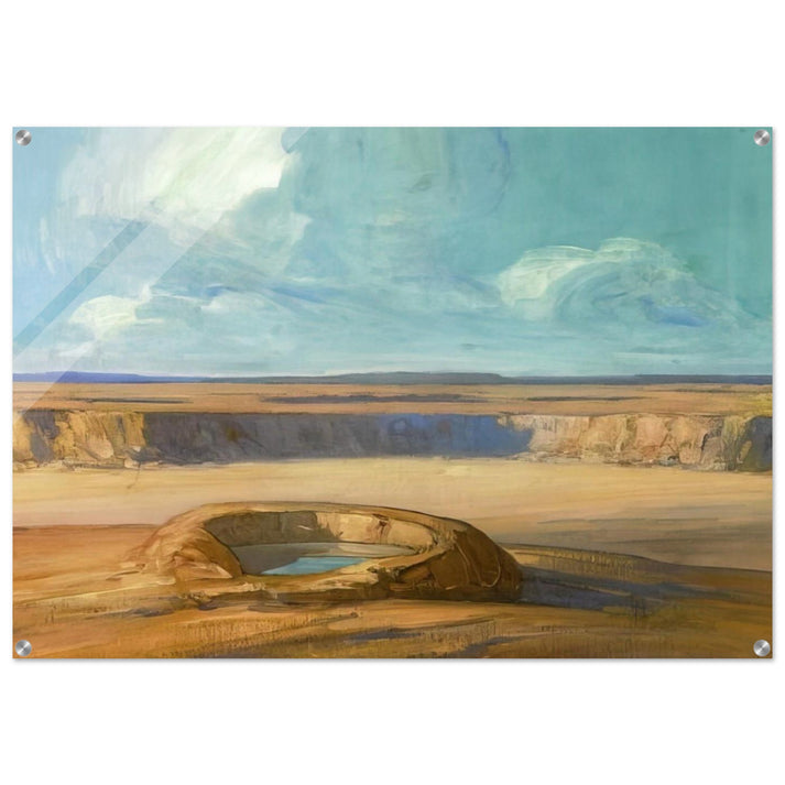 The Waterhole - Tonalism - Xavier Martinez Acrylic Print - 70x100 cm / 28x40″ inches