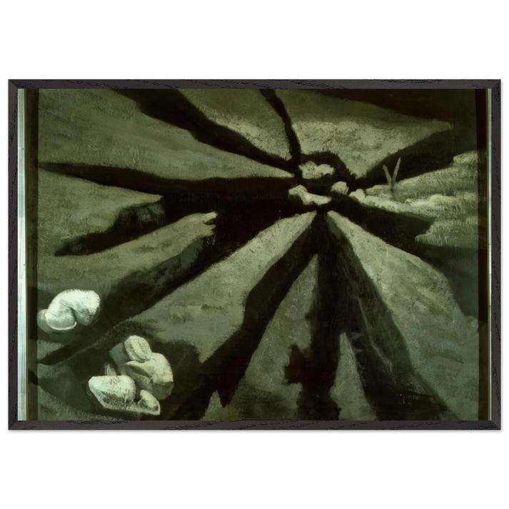 Tierra Y Excrementos - 1932 - Maruja Mallo 70x100 cm / 28x40 inches Framed Art Print – Black Wooden Frame