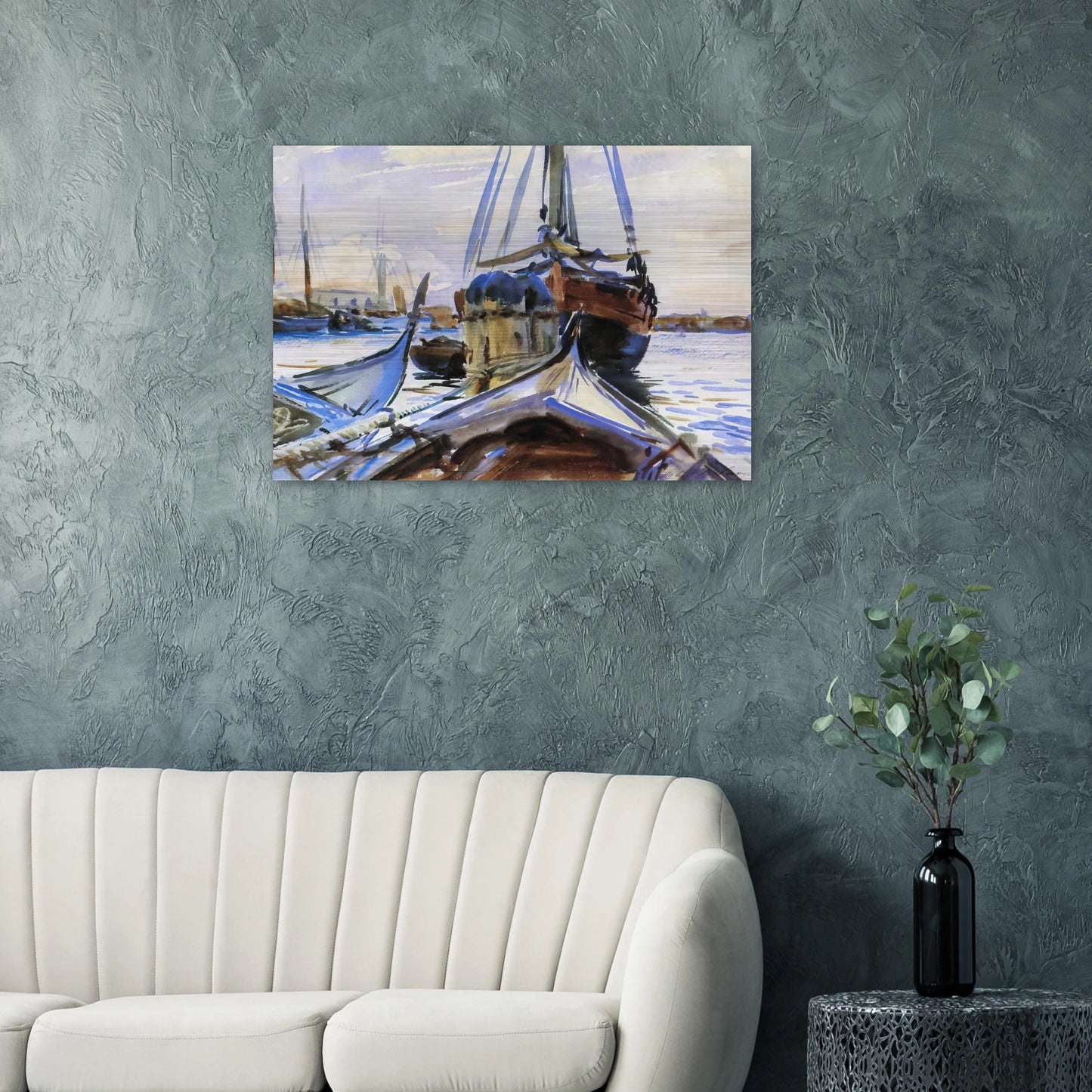 Venice - John Singer Sargent Brushed Aluminum Print - 70x100 cm / 28x40 inches | John Singer Sargent Aluminum Print | John Singer Sargent Prints