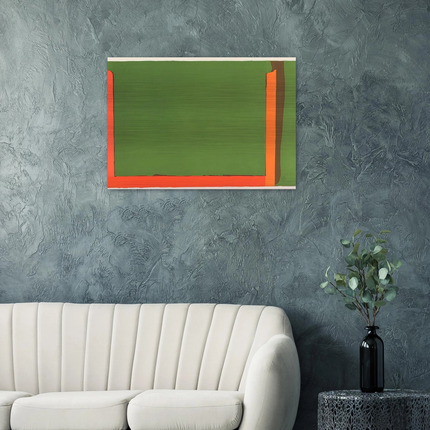 Untitled Litograph - Color Field Painting - John Hoyland Brushed Aluminum Print - 70x100 cm / 28x40 inches | John Hoyland Aluminum Print | John Hoyland Prints