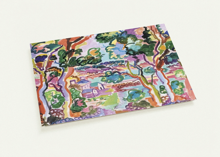 Paysage - Fauvism By Charles Lapicque Pack of 10 Post Cards | Charles Lapicque Post Cards | A6 (10.5 x 14.8 cm) - 4.1 x 5.8 inches