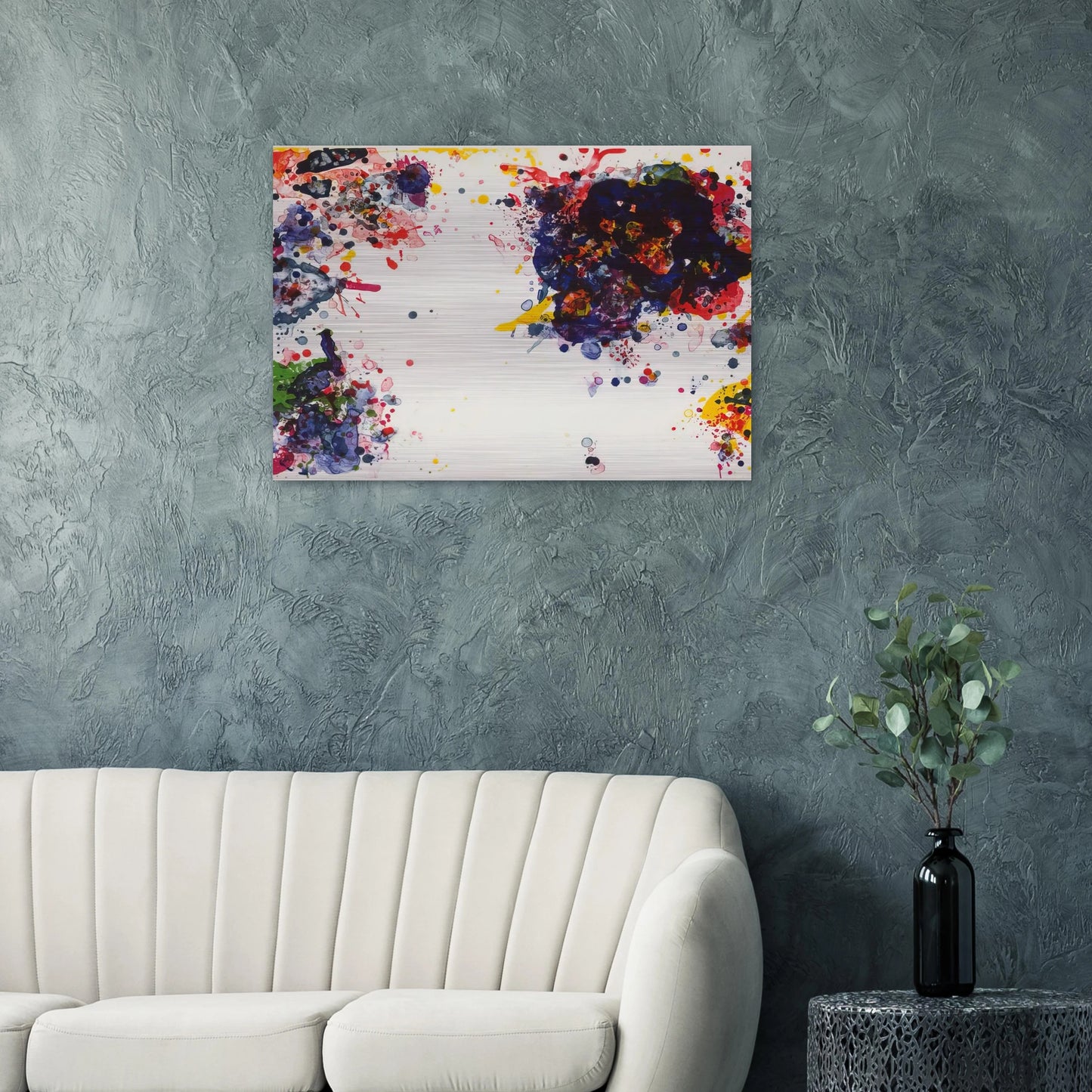 Speck - Sam Francis Brushed Aluminum Print - 70x100 cm / 28x40 inches | Sam Francis Aluminum Print | Sam Francis Prints