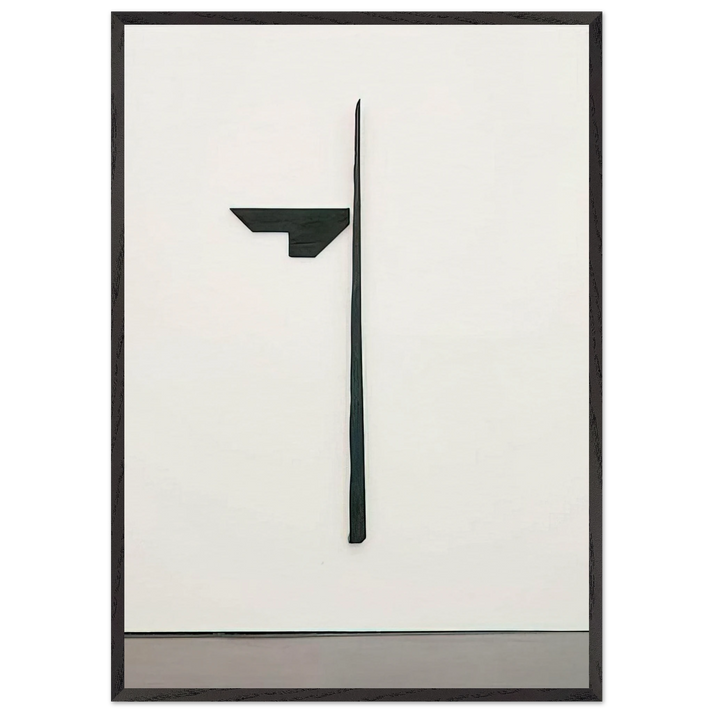 Butterfly II - 1969 - Blinky Palermo 70x100 cm / 28x40 inches Framed Art Print – Black Wooden Frame