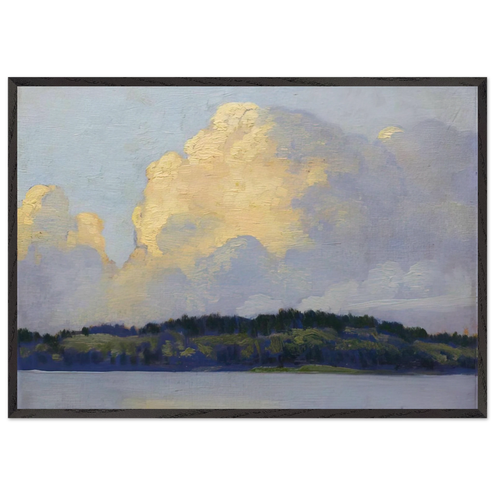 Thunderers - 1920 - Frank Johnston 70x100 cm / 28x40 inches Framed Art Print – Black Wooden Frame