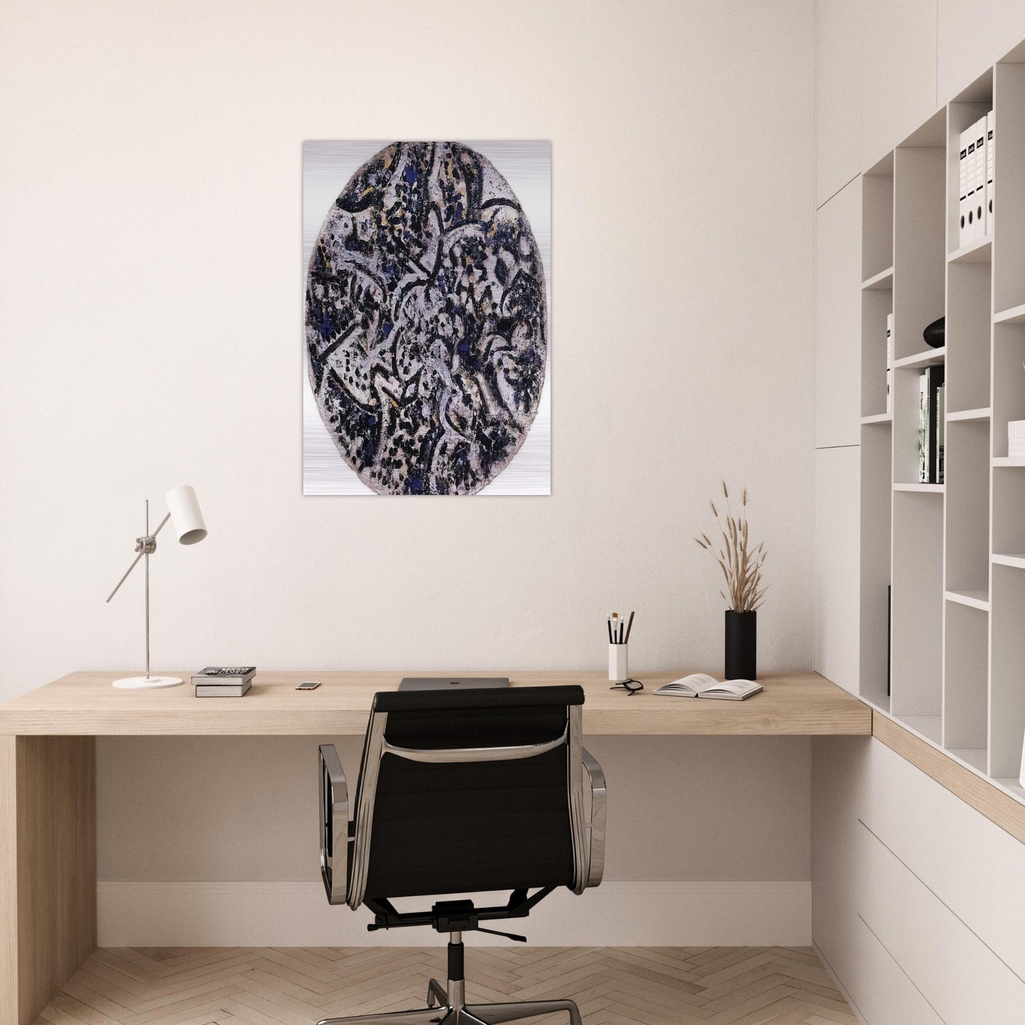 Syllable in the Cosmos - Richard Pousette-Dart Brushed Aluminum Print - 70x100 cm / 28x40 inches | Richard Pousette-Dart Aluminum Print | Richard Pousette-Dart Prints