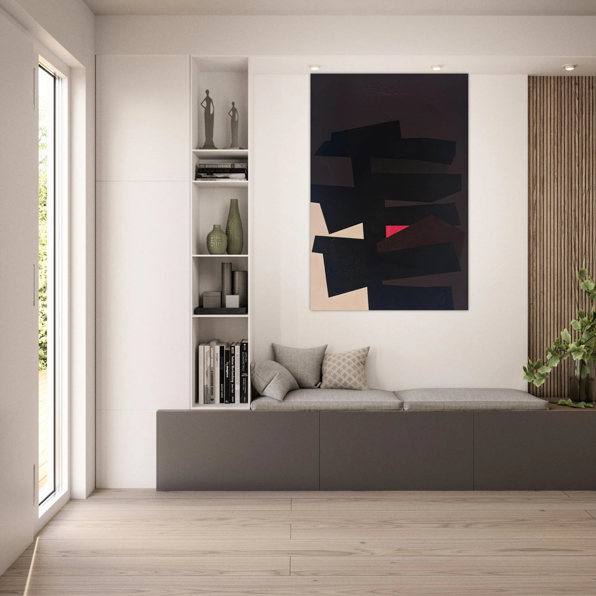 BB #8 - 1962 - Karl Benjamin Art Prints - 100x150 cm / 40x60″ inches | Karl Benjamin Poster | Karl Benjamin Prints